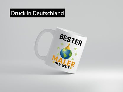 Welt Bester Maler | Malerei lustiger Spruch Geschenk Humor Geschenkidee Tasse
