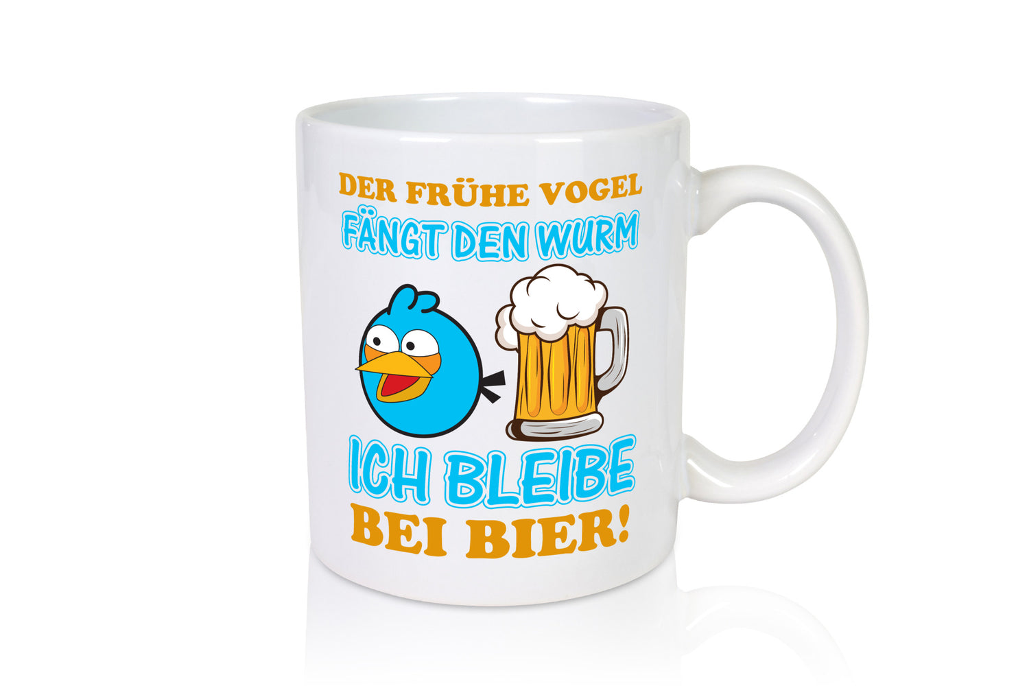 Der frühe Vogel | Biertrinker Tasse Männer Humor lustiger Spruch Geschenk