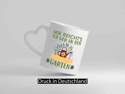 Ich geh in den Garten | Gärtner Tasse Gartenarbeit Humor Arbeit Kollegen Büro