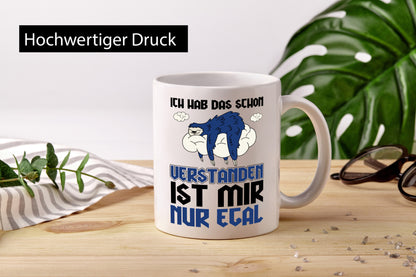 Ist mir nur egal Geschenk Humor Geschenkidee lustiger Spruch Tasse