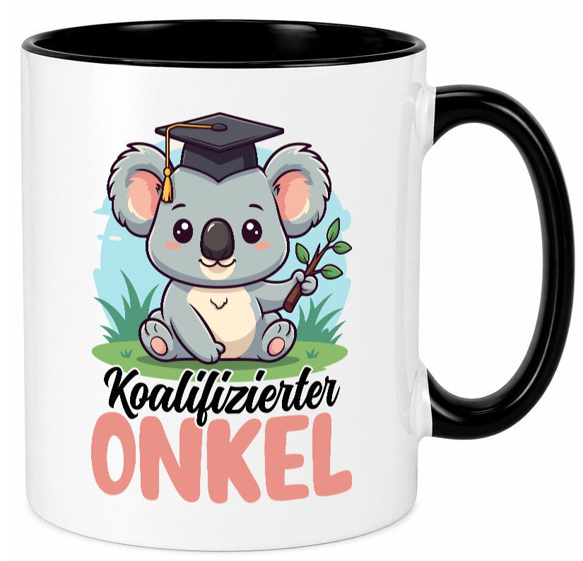 Koalifizierter Onkel | Neffe Bruder Familie Humor Geschenkidee Tasse