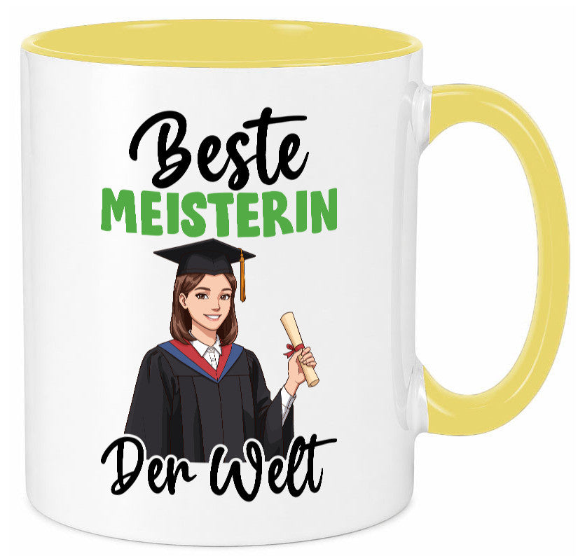 Beste Meisterin | Meisterbrief v2 Geschenk Humor Geschenkidee lustiger Spruch