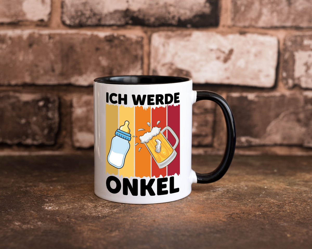 Ich werde Onkel | Patenonkel Schwangerschaft ankündigung v2 lustiger Spruch Tasse