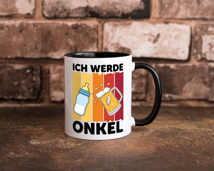 Ich werde Onkel | Patenonkel Schwangerschaft ankündigung v2 lustiger Spruch Tasse