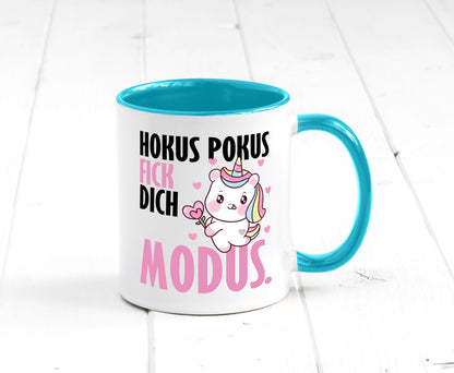 Hokus Pokus lustiger Spruch Geschenk Humor Geschenkidee Tasse
