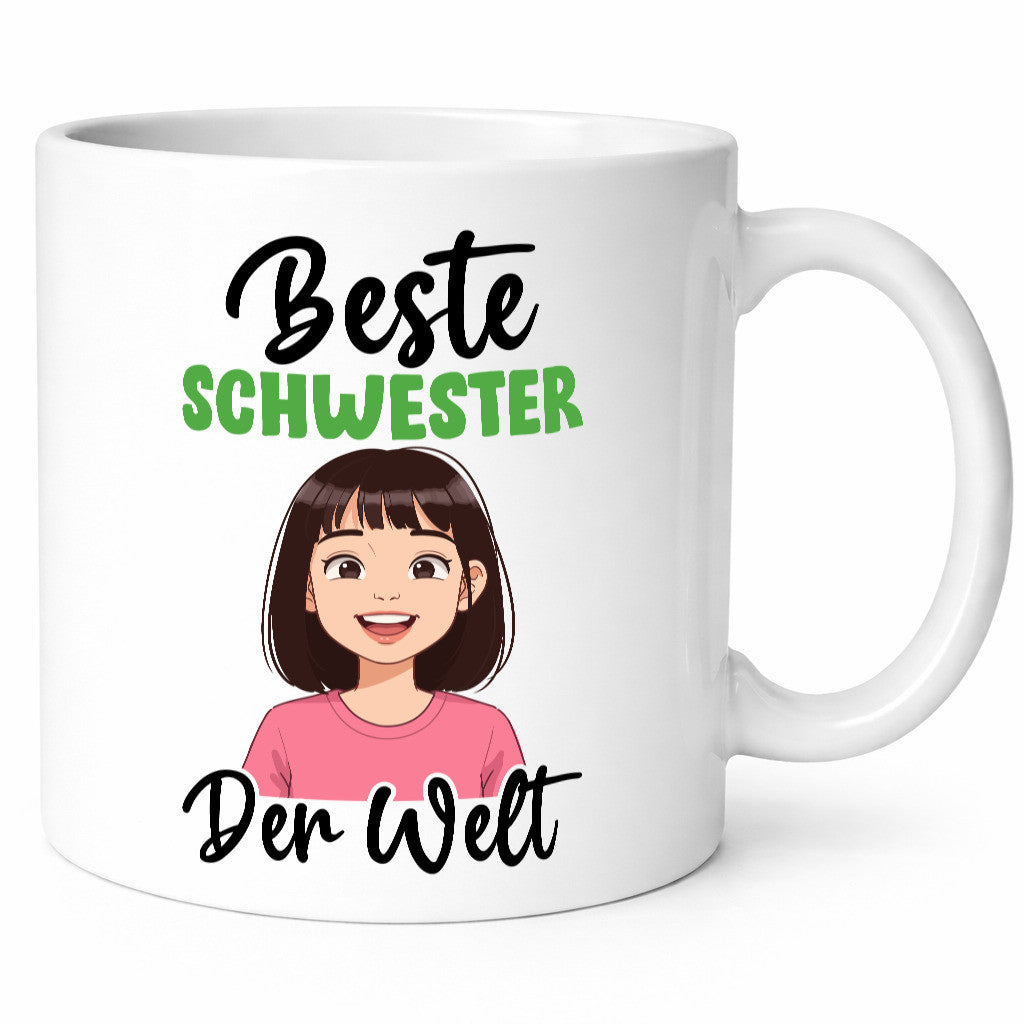 Beste Schwester | Groe kleine Geschenkidee Humor Tasse