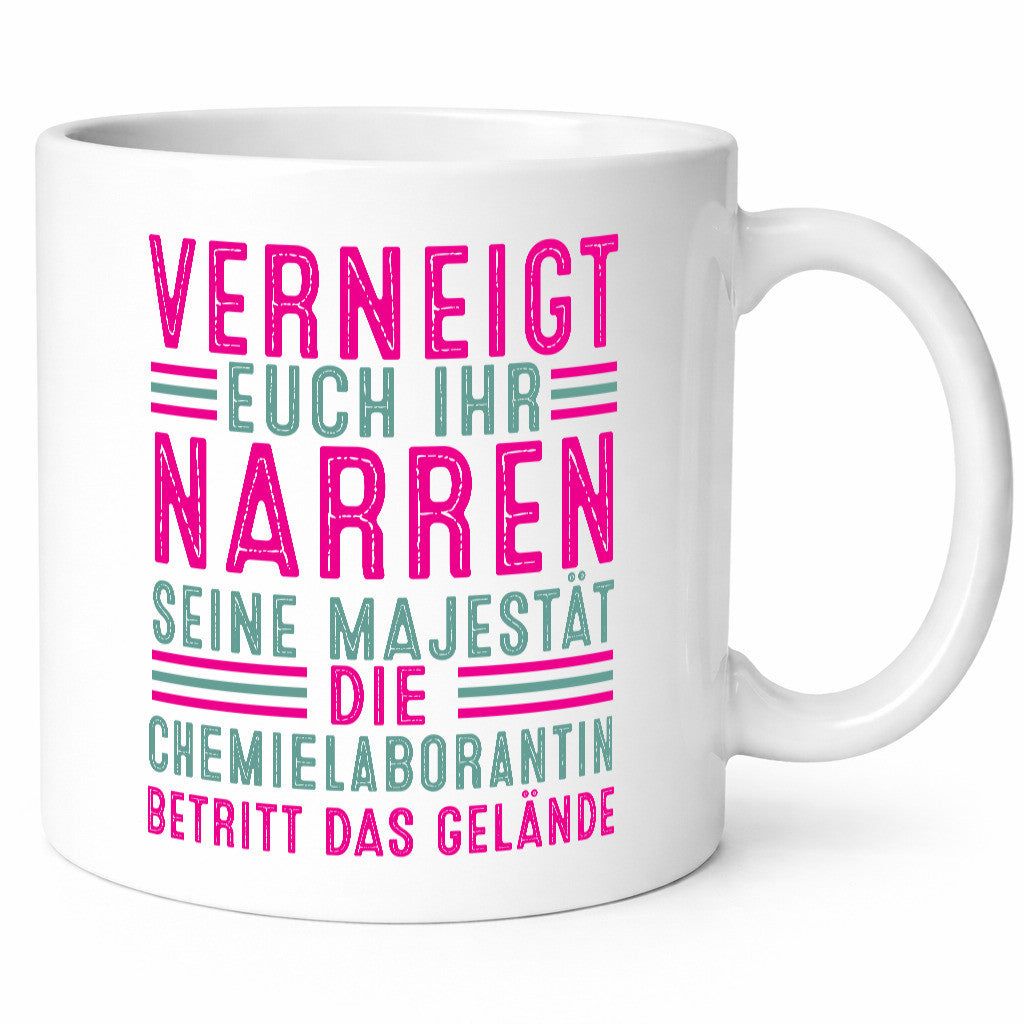 Verneigt euch: Chemielaborantin | Laborantin Chemie v2 lustig Humor