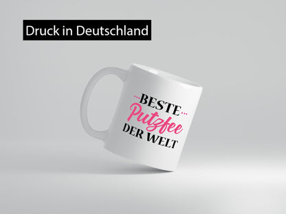 Beste Putzfee | Reinigungskraft Tasse Putzkraft lustiger Spruch Geschenk Humor