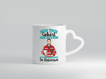 Im Universum: Rettungssanitäter | Sanitäter Geschenkidee Humor Tasse