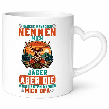 Die wichtigsten nenne mich Opa | Jäger Großvater Geschenk Familie Geschenkidee