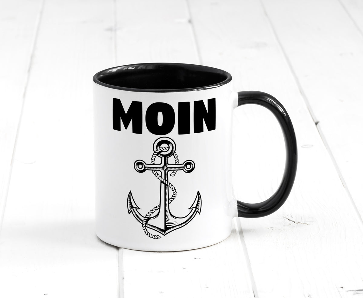 Moin Anker | Norddeutschland Tasse Norddeutscher Humor Geschenkidee