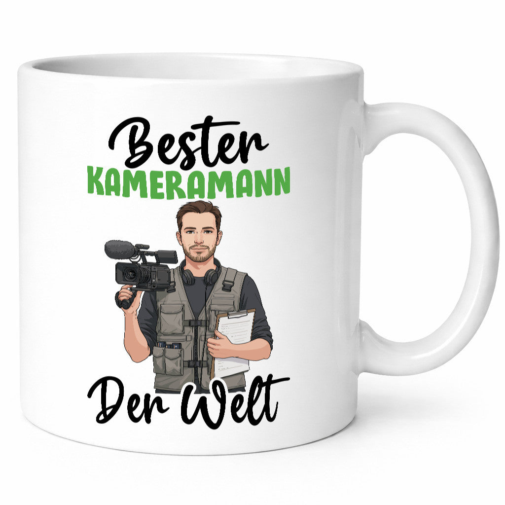 Bester Kameramann | Kamera v2 lustig Humor Geschenkidee Geschenk Tasse
