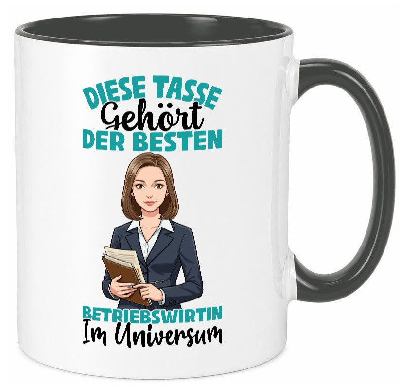 Im Universum: Betriebswirtin | Betriebswirtschaft Geschenk Humor Geschenkidee Tasse