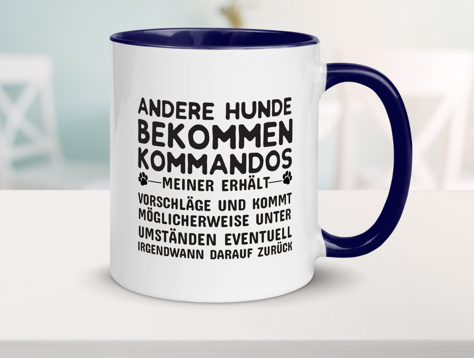 Hunde Training | Hundebesitzer Tasse Hundekommando lustig Tierliebhaber Humor