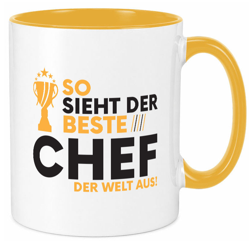 Der Weltbeste Chef | Führungskraft Vorgesetzter lustig Arbeit Kollegen Büro Tasse