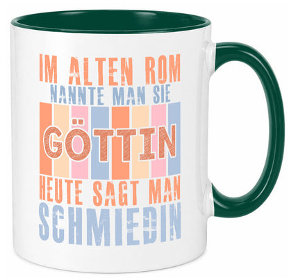 Heute sagt man: Schmiedin | Schmied Beruf Schmiederei lustiger Spruch Geschenk