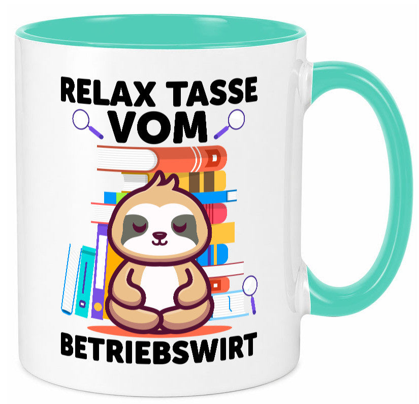 Relax Tasse: Betriebswirt | Betriebswirtschaft lustiger Spruch Geschenk Humor