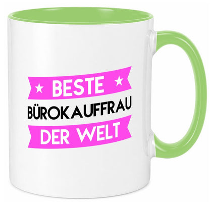 Beste Bürokauffrau | Kauffrau Humor Arbeit Kollegen Büro Geschenkidee Tasse