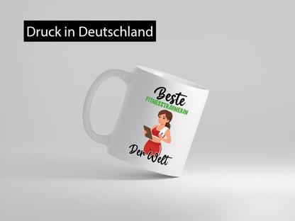 Beste Fitnesstrainerin | Trainerin Sport v2 lustiger Spruch Geschenk Humor
