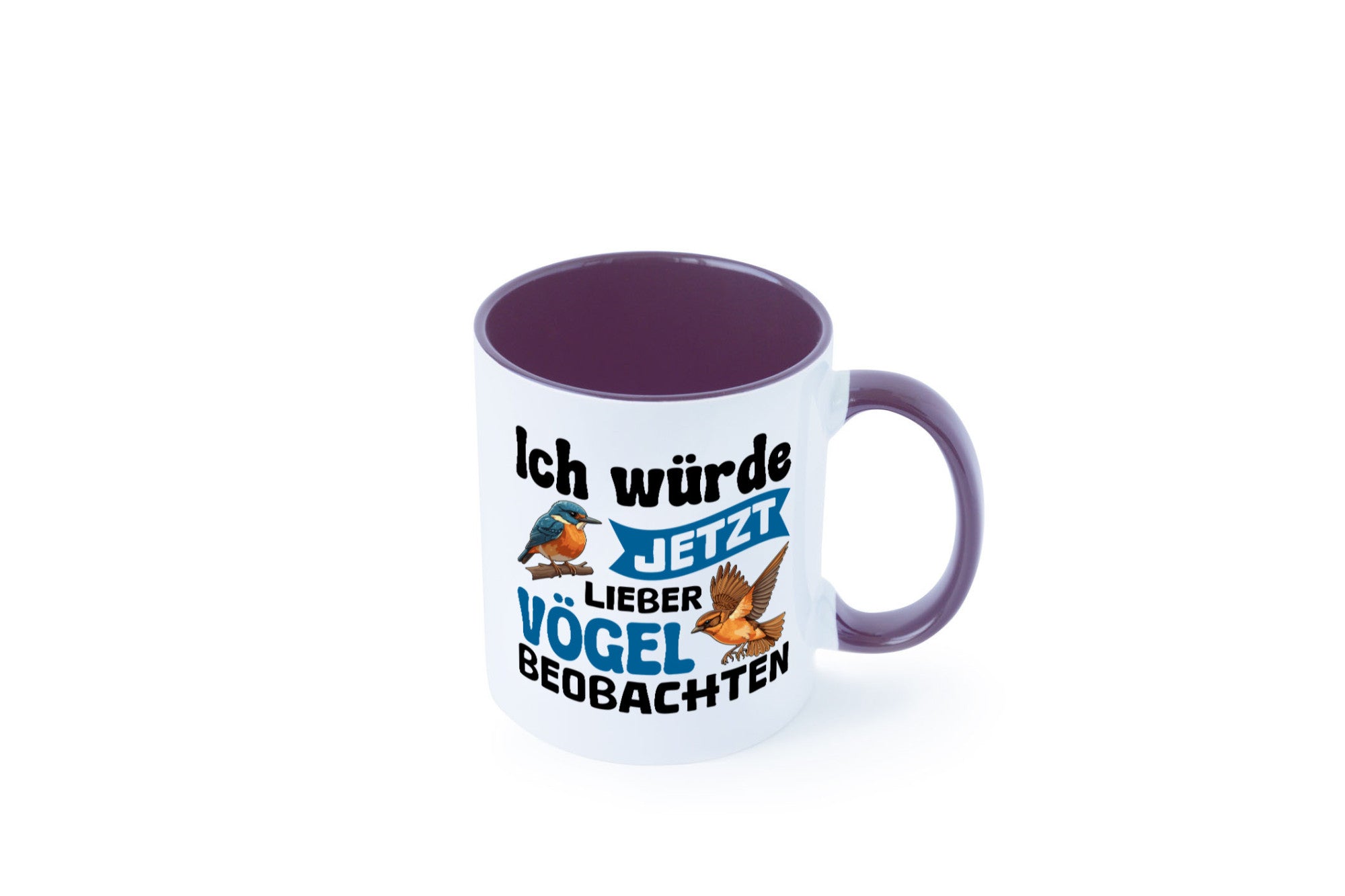 Vögel beobachten | Vogel lustig Humor Geschenkidee Geschenk Tasse
