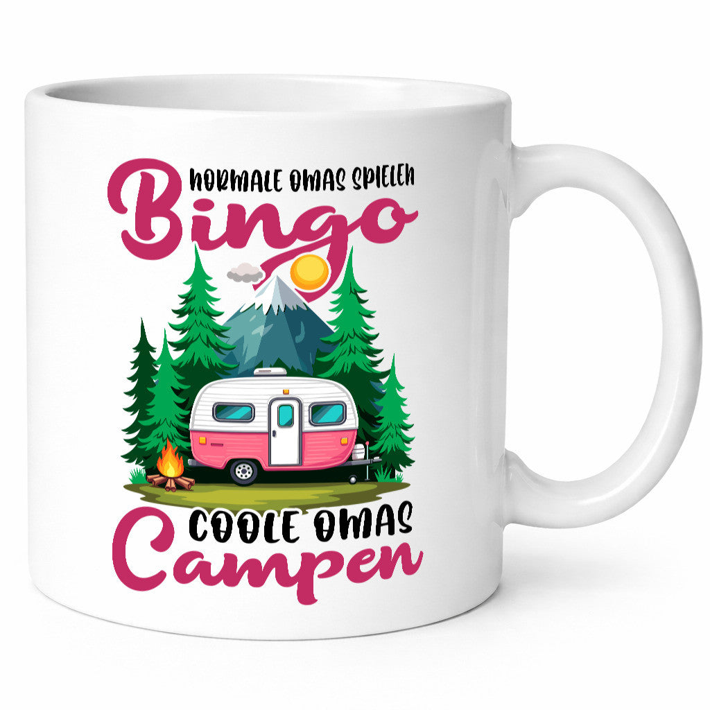 Normale Omas spielen Bingo coole Campen | Camping v2 Geschenkidee Familie Humor