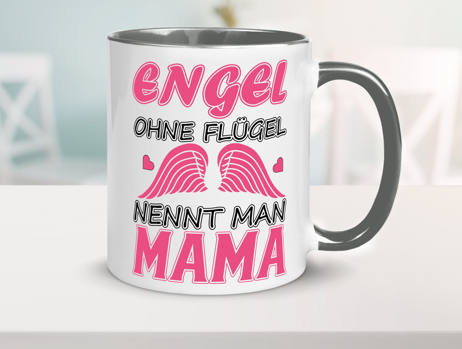 Mama Engel Humor Familie Geschenkidee Tasse