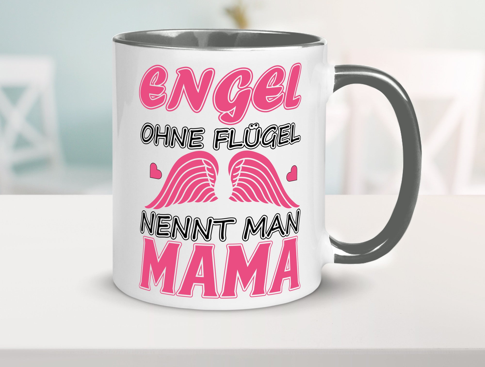 Mama Engel Humor Familie Geschenkidee Tasse