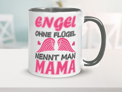 Mama Engel Humor Familie Geschenkidee Tasse