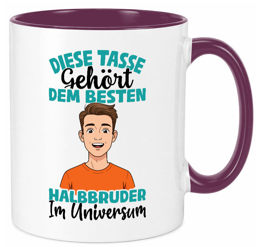 Im Universum: Halb Bruder | Stiefvater Stiefmutter Geschenkidee Familie Humor Tasse