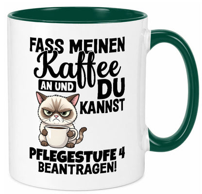 Fass meinen Kaffee an | Pflegestufe 4 Krankenschwester v3 Geschenkidee Humor