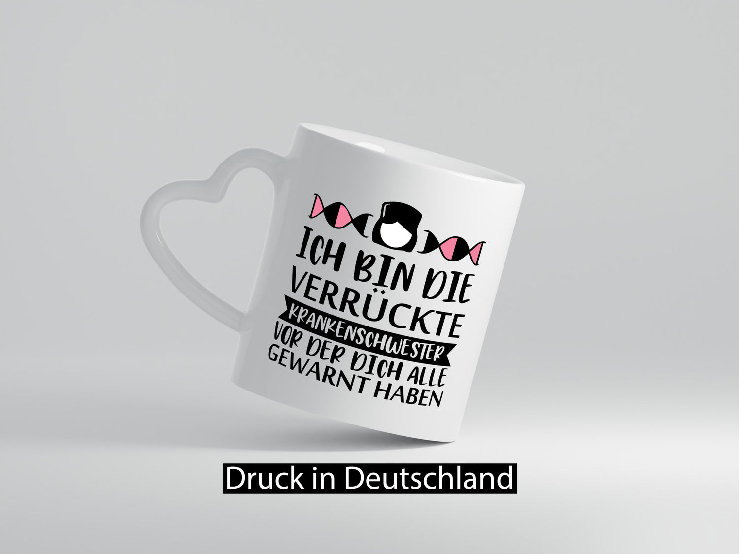 Verrückte Krankenschwester | Pflegekraft Nurse Humor Geschenkidee Tasse