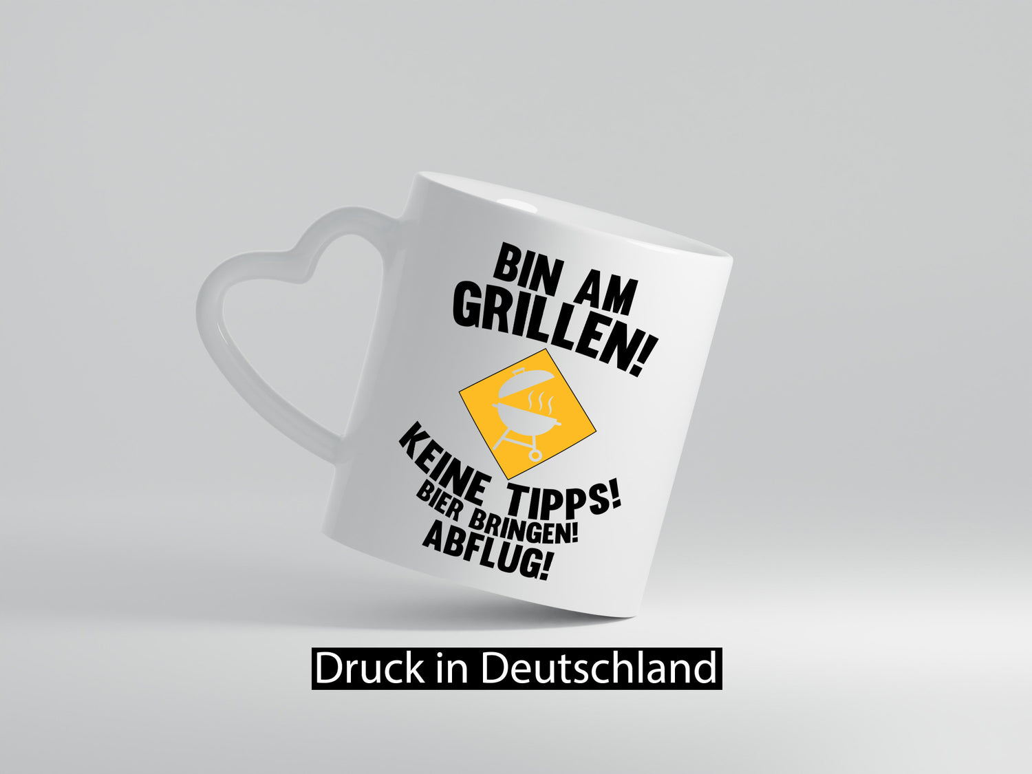 Bin am Grillen | Bier bringen und Abflug Grillmeister Geschenk Humor