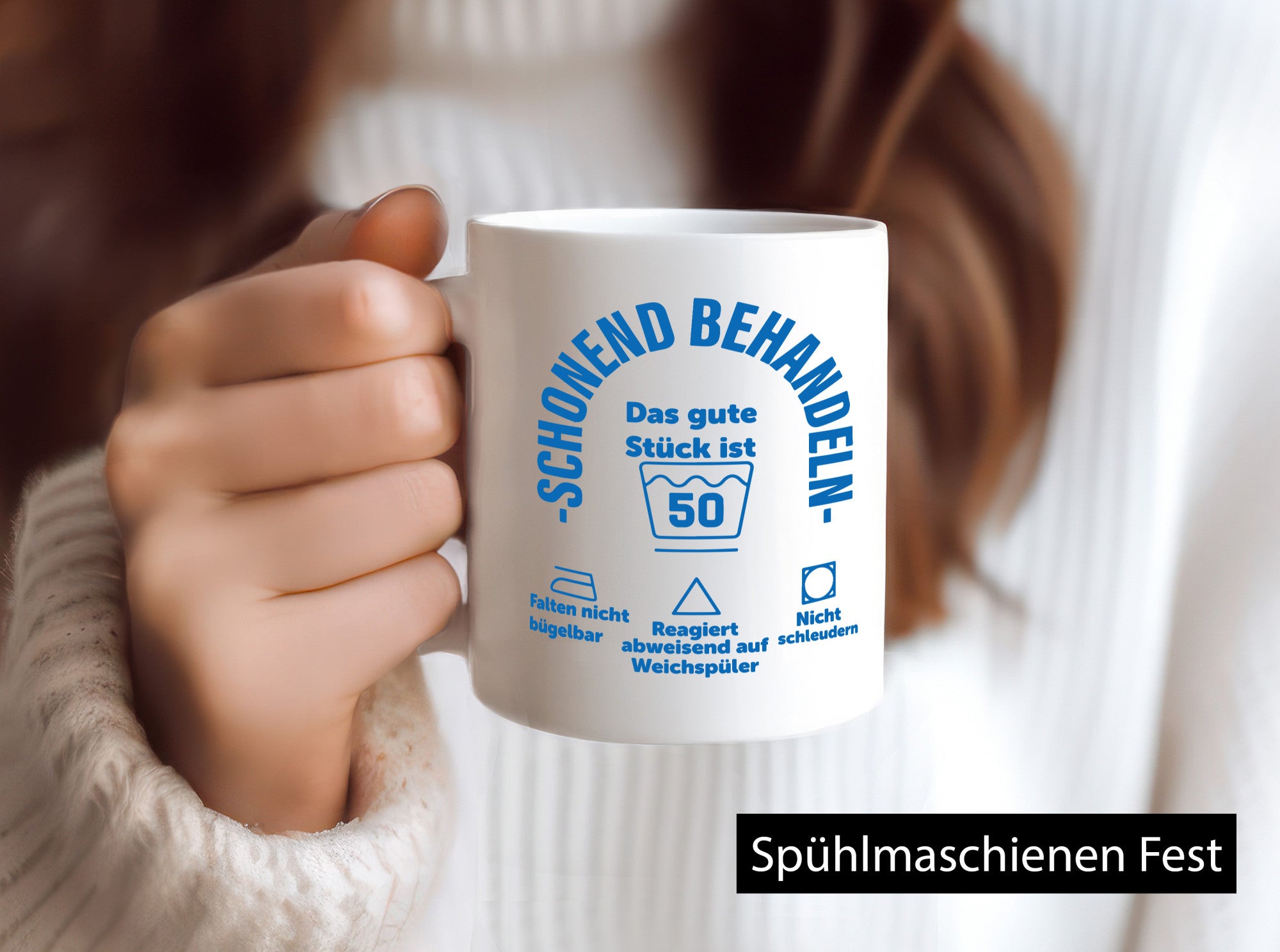 Schonend behandeln | 50 Geburtstag Humor Geschenkidee Tasse