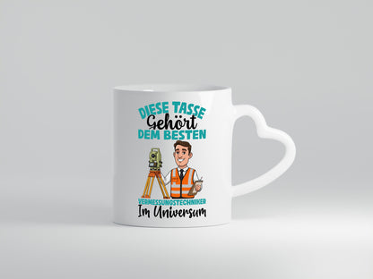 Im Universum: Vermessungstechniker | Techniker lustiger Spruch Geschenk Humor