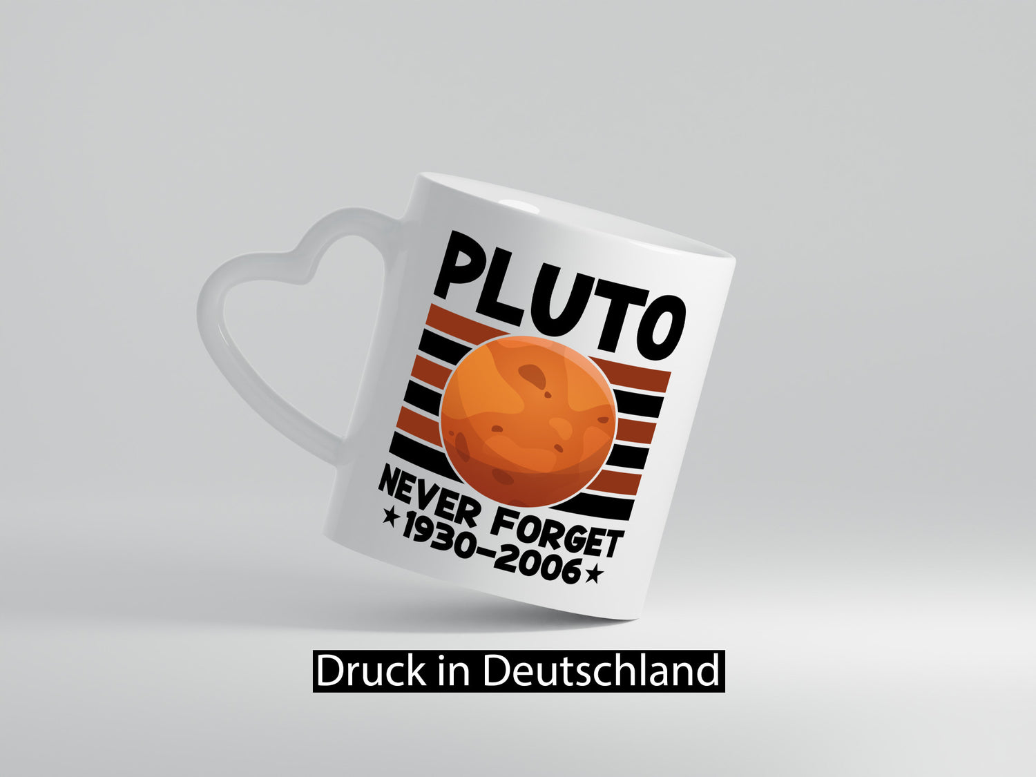 Pluto | Planet Never forget Astronomie Nerd Space Geschenk Humor Geschenkidee