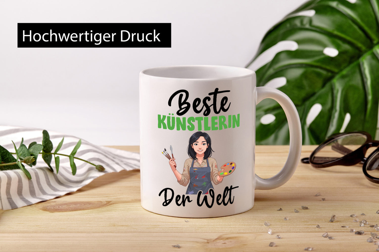 Beste Künstlerin| Kunst Geschenk Humor Geschenkidee lustiger Spruch Tasse