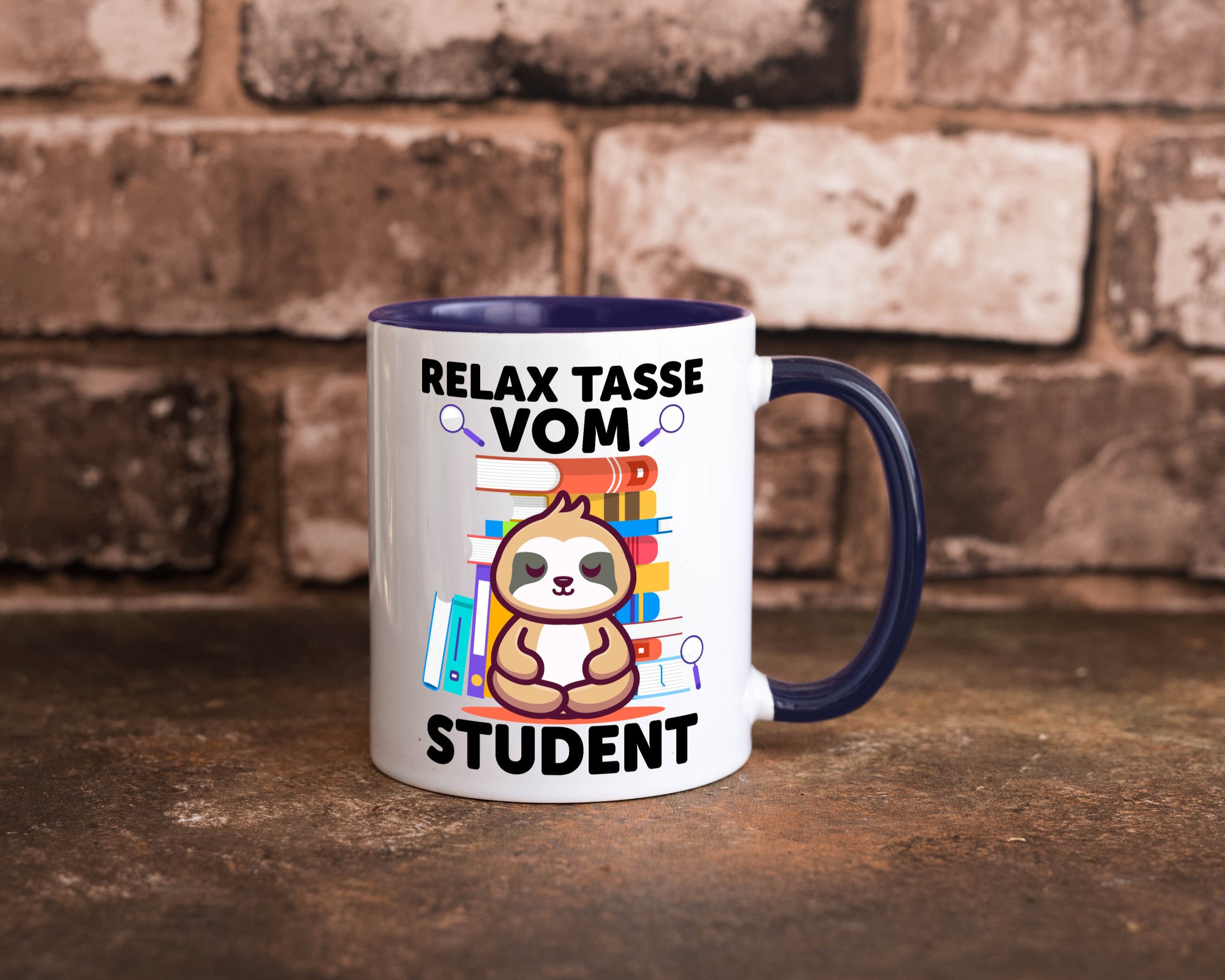 Relax Tasse: Student | Universität Uni Studium lustiger Spruch Geschenk Humor