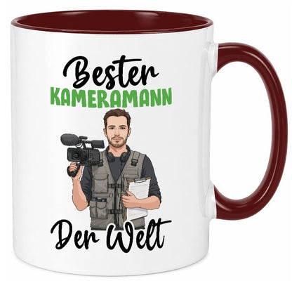 Bester Kameramann | Kamera v2 lustig Humor Geschenkidee Geschenk Tasse