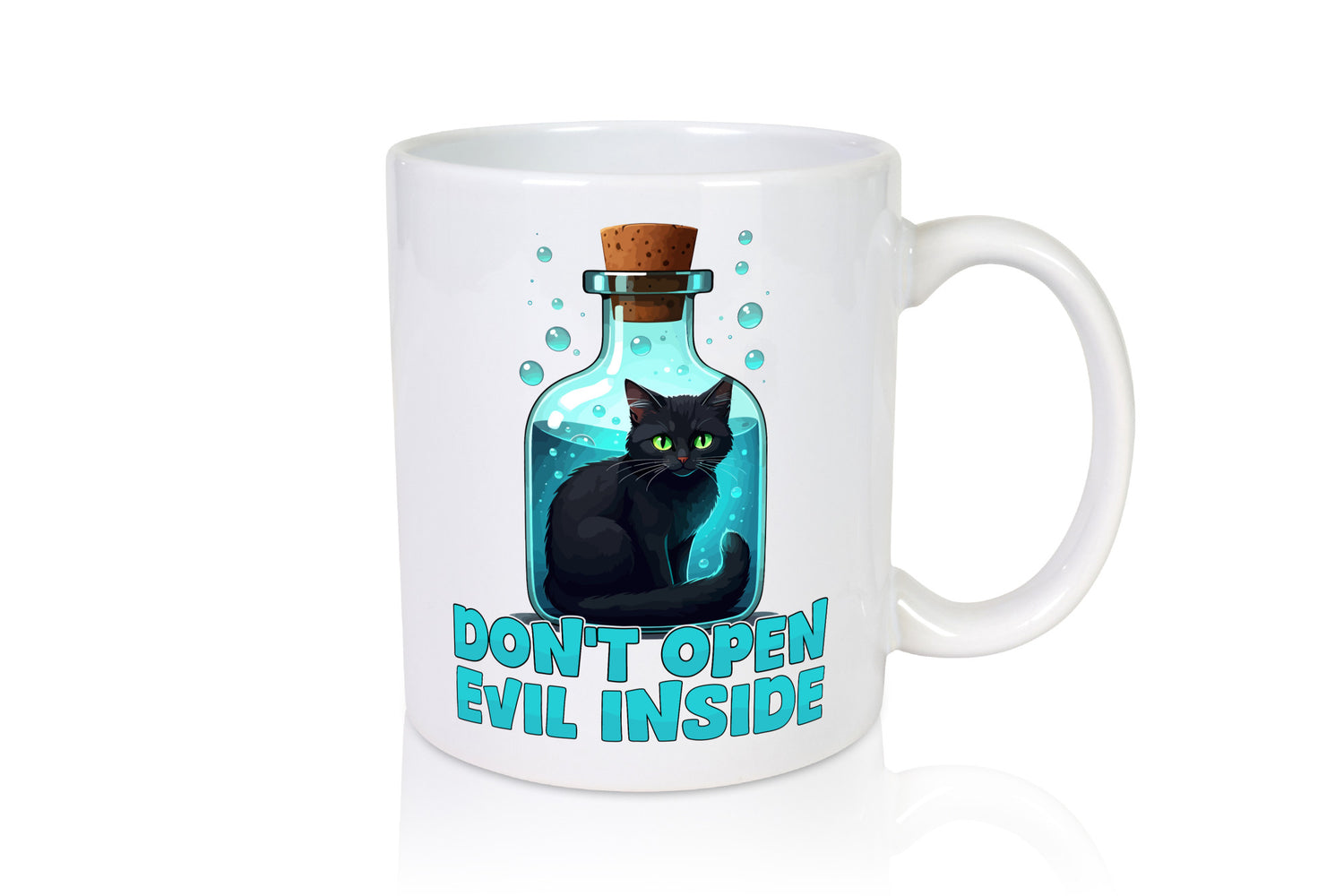 Dont open Evil inside | Böse Katze Schwarze Geschenkidee Tierliebhaber Humor
