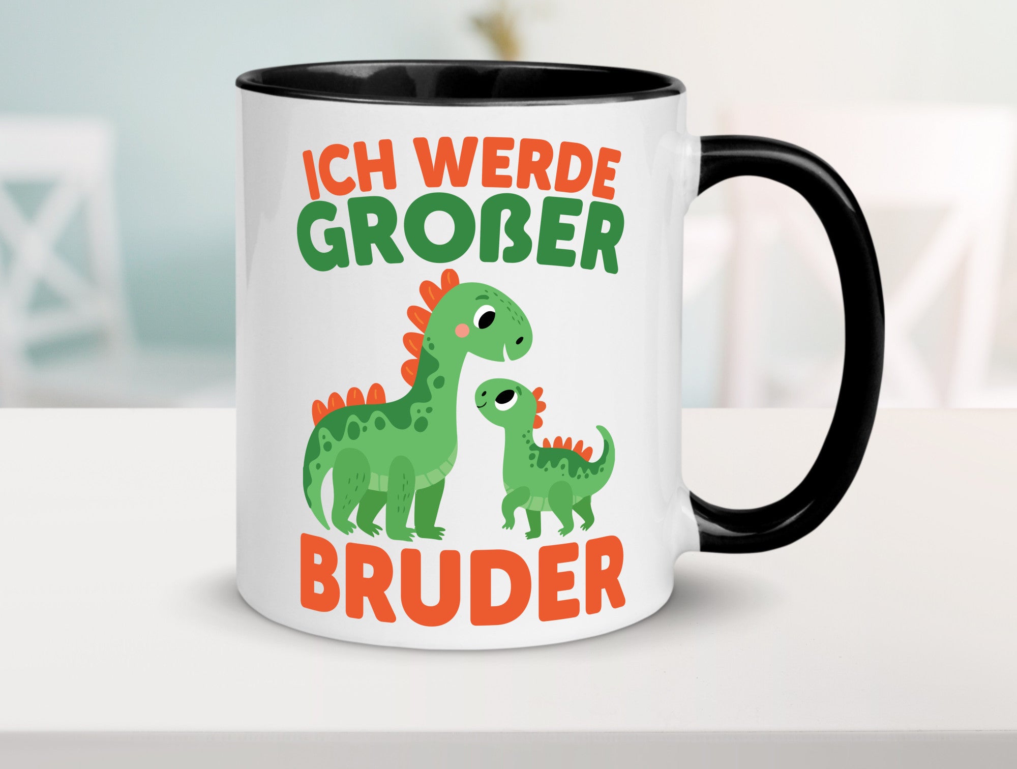 Ich werde Großer Bruder | Dino Brudersaurus lustig Humor Geschenkidee Geschenk