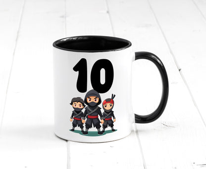 10. Geburtstag | 10 Jahre Ninja Humor Geschenkidee Tasse