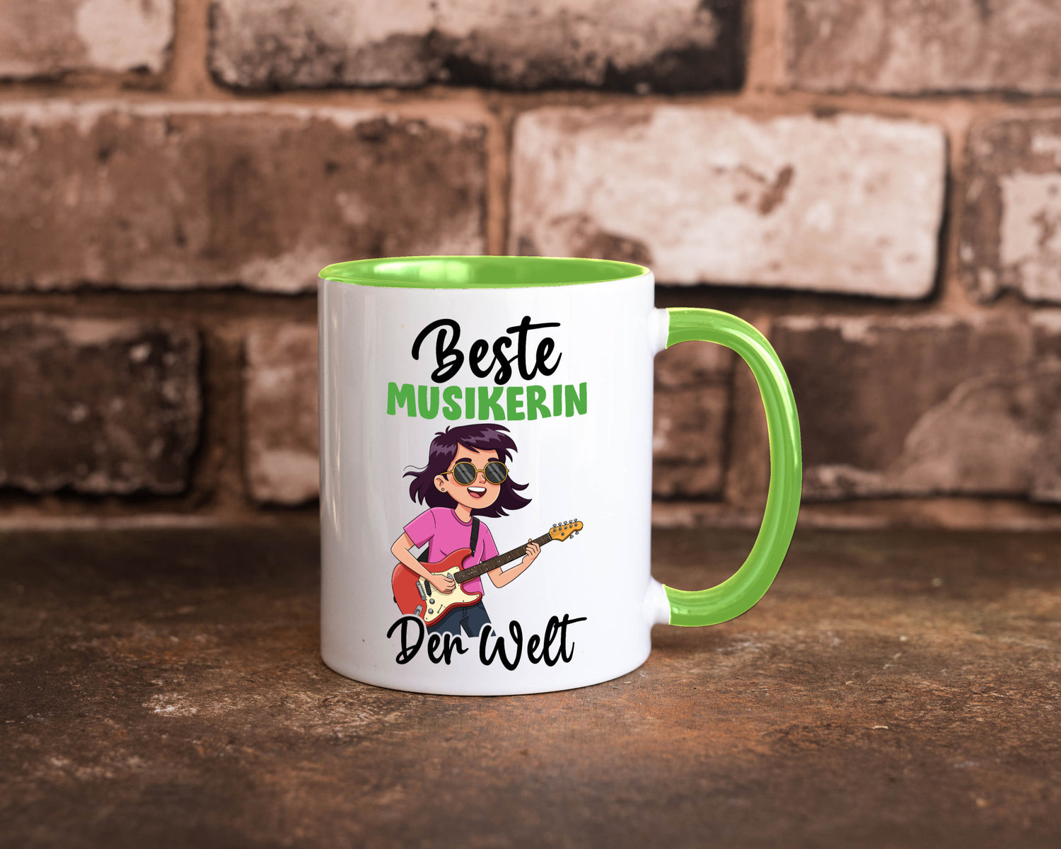 Beste Musikerin | Musik Musikantin v2 Geschenkidee Humor Tasse