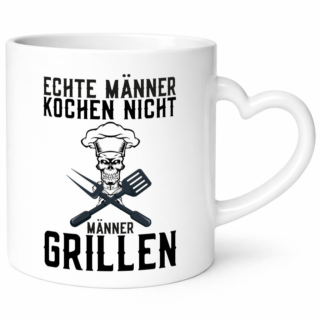 Echte Männer kochen nicht | Grillen Grillmeister lustiger Spruch Geschenk Humor