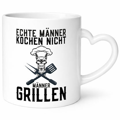 Echte Männer kochen nicht | Grillen Grillmeister lustiger Spruch Geschenk Humor