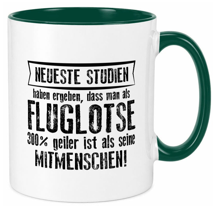 Neuste Studien: Fluglotse | Flugverkehr Flughafen Humor Geschenkidee Tasse