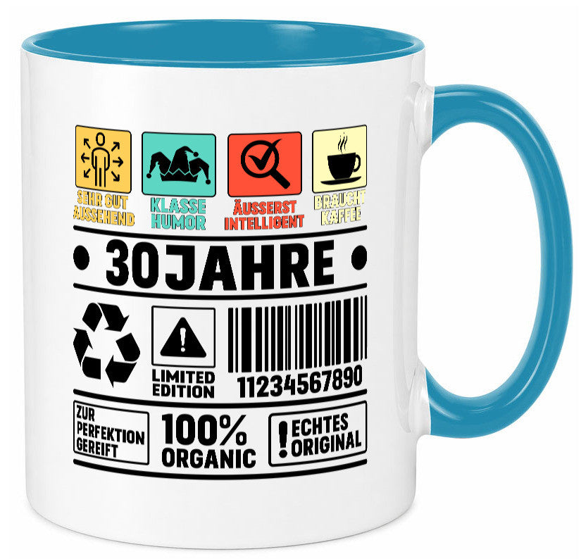 30. Geburtstag | 30 Jahre Humor Limited Edition Geschenk Geschenkidee lustiger