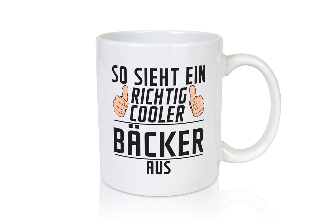 Richtig Cooler Bäcker | Bäckerei Backen Konditor Humor Geschenkidee Tasse