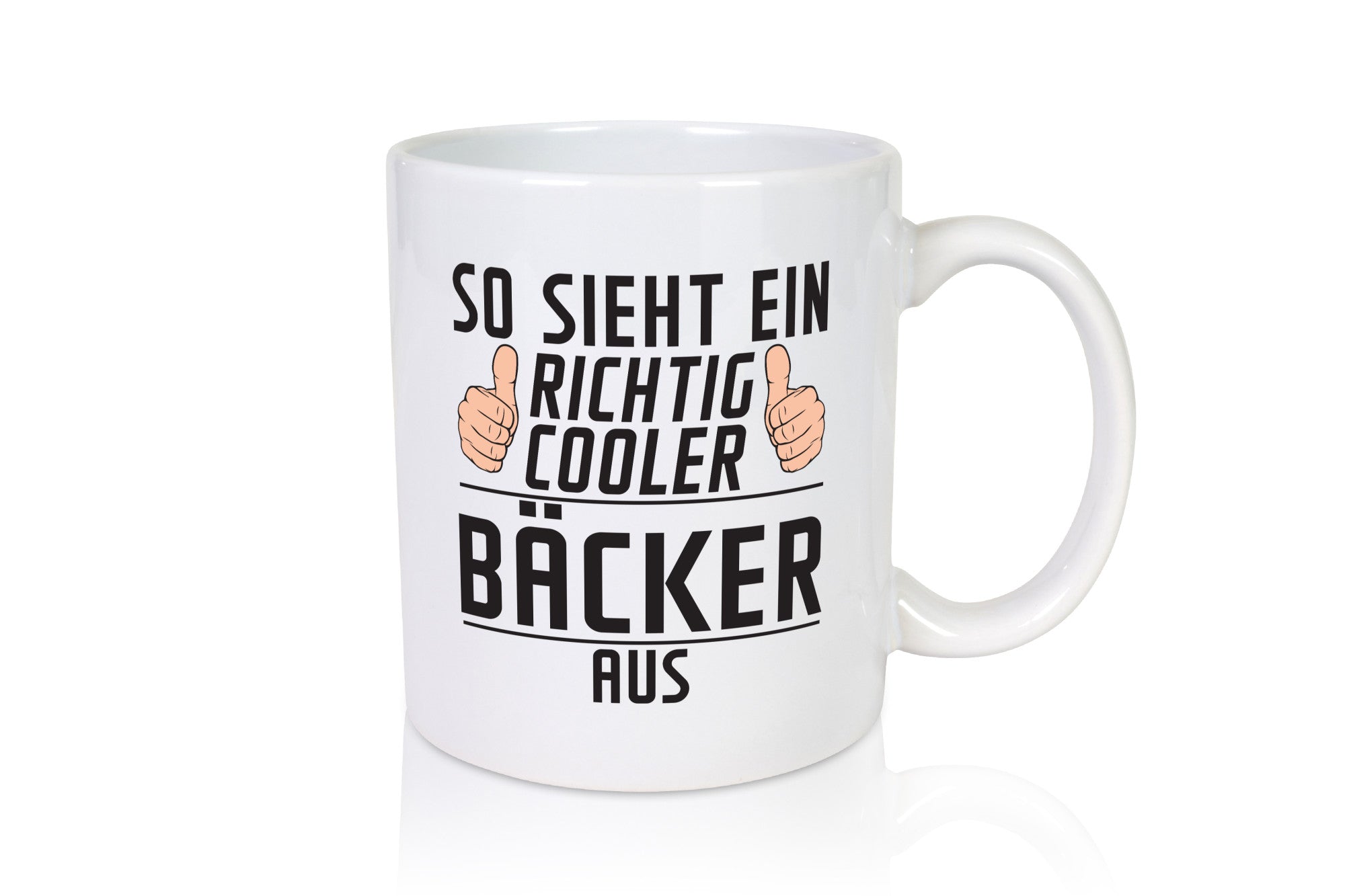 Richtig Cooler Bäcker | Bäckerei Backen Konditor Humor Geschenkidee Tasse