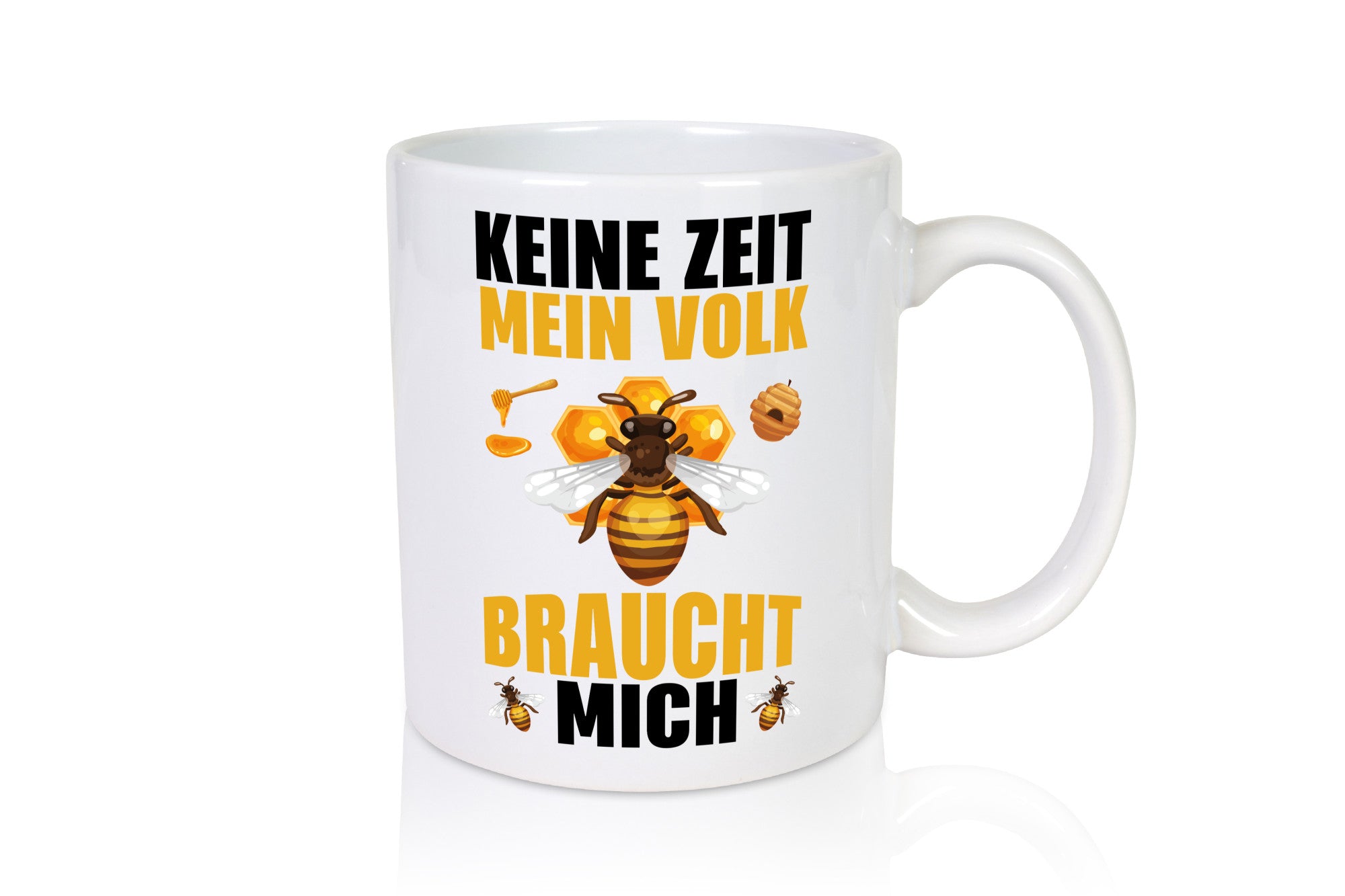 Mein Volk braucht mich Bienen lustiger Spruch Geschenk Humor Geschenkidee Tasse