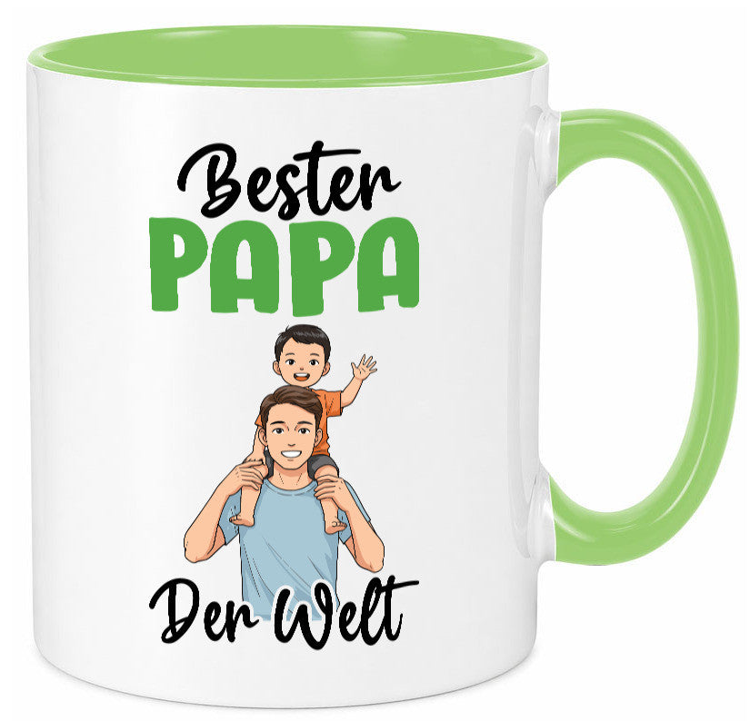 Bester Papa | Vatertag Daddy Familie lustiger Spruch Geschenk Geschenkidee Tasse